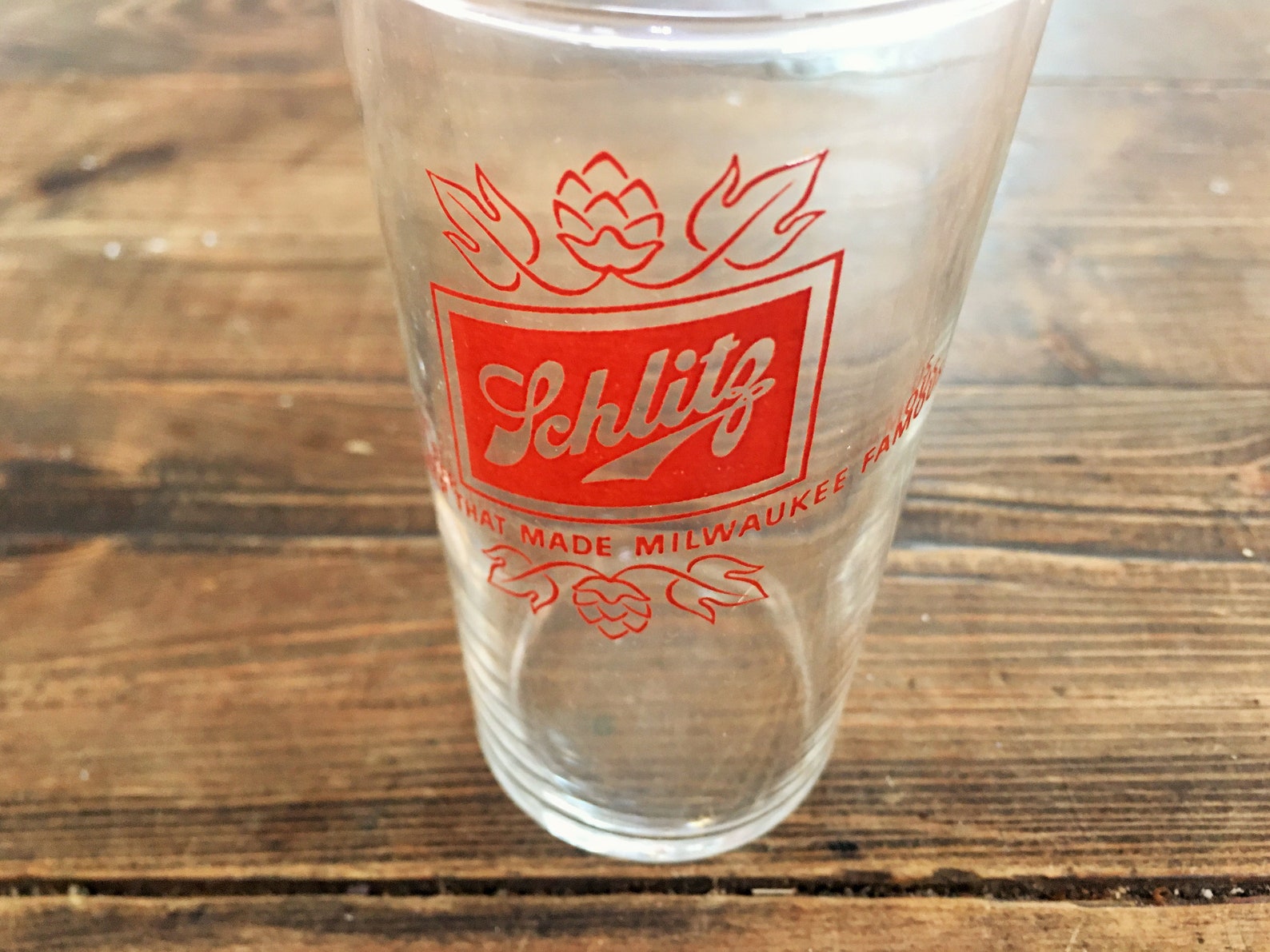 Set of 6 Vintage Schlitz Small Beer Glasses/Schlitz Beer Etsy