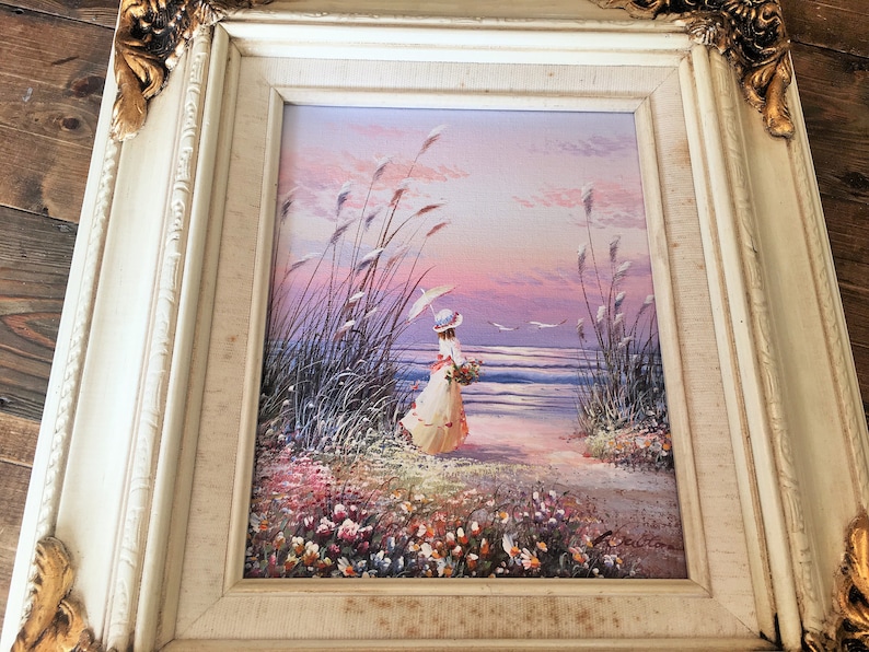 Original Framed Oil Painting by Artist Walton/Vintage Walton Etsy