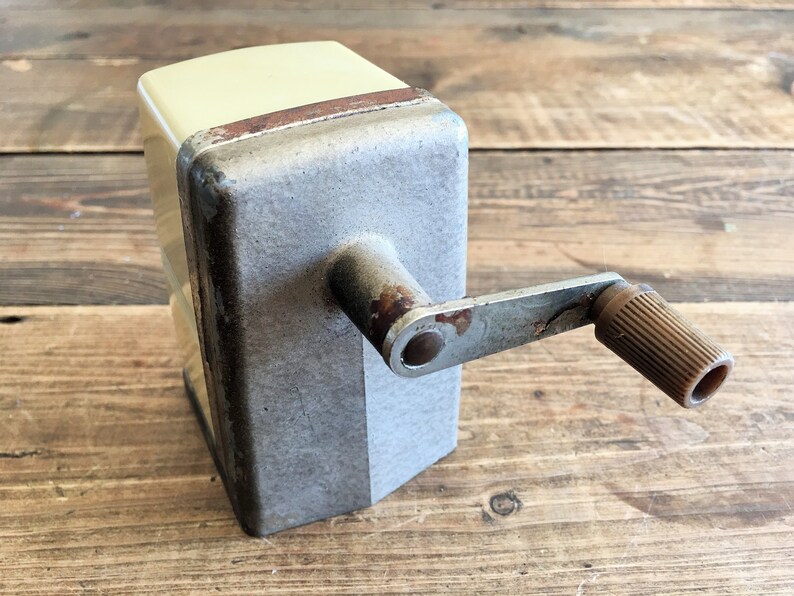 Vintage Manual Pencil Sharpener/retro Table Etsy
