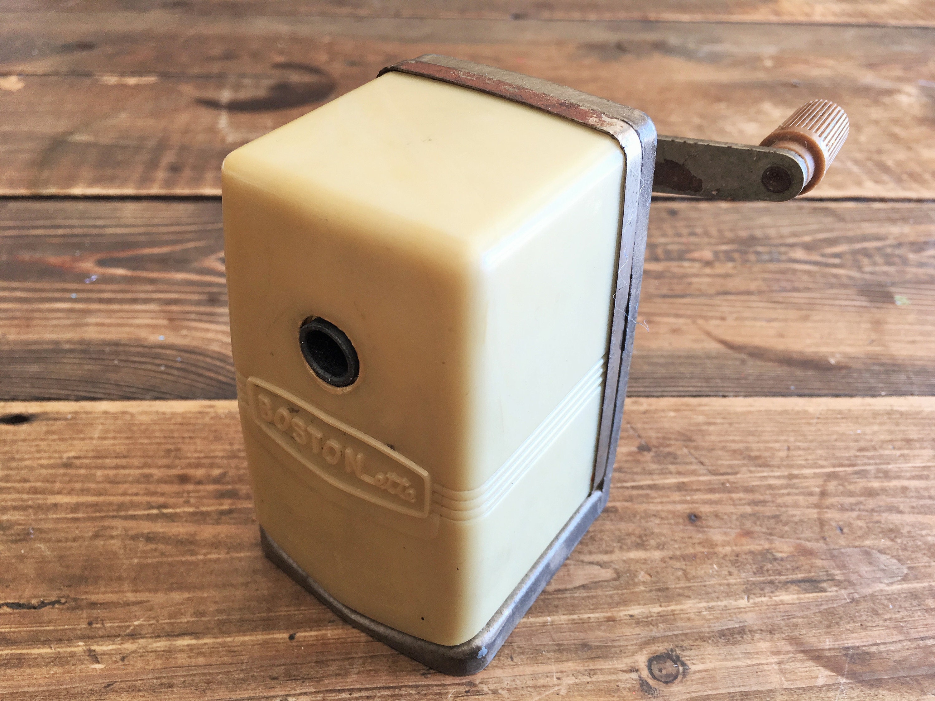 Vintage Manual Pencil Sharpener/retro Table Etsy