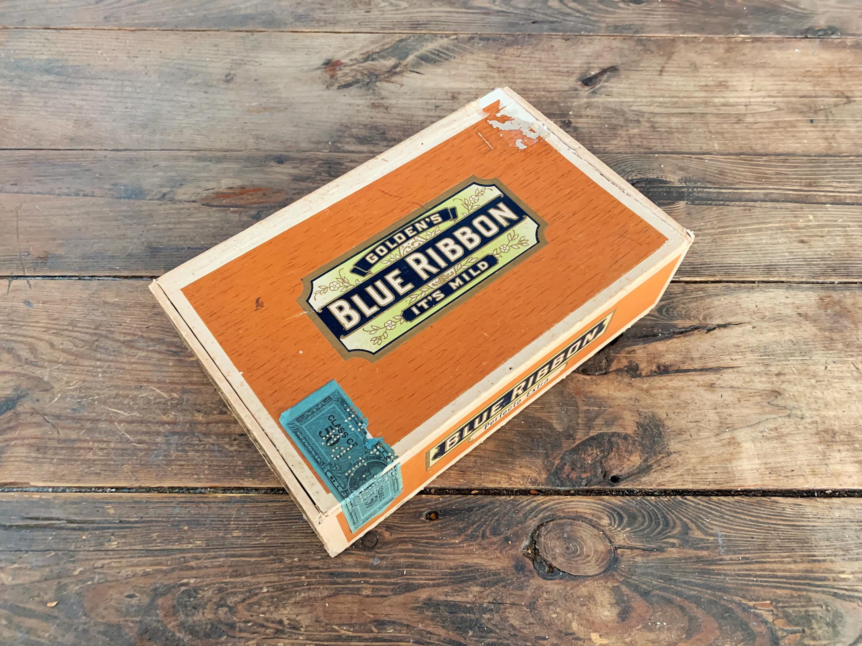 Vintage Golden's Blue Ribbon It's Mild Cigar Box Vintage