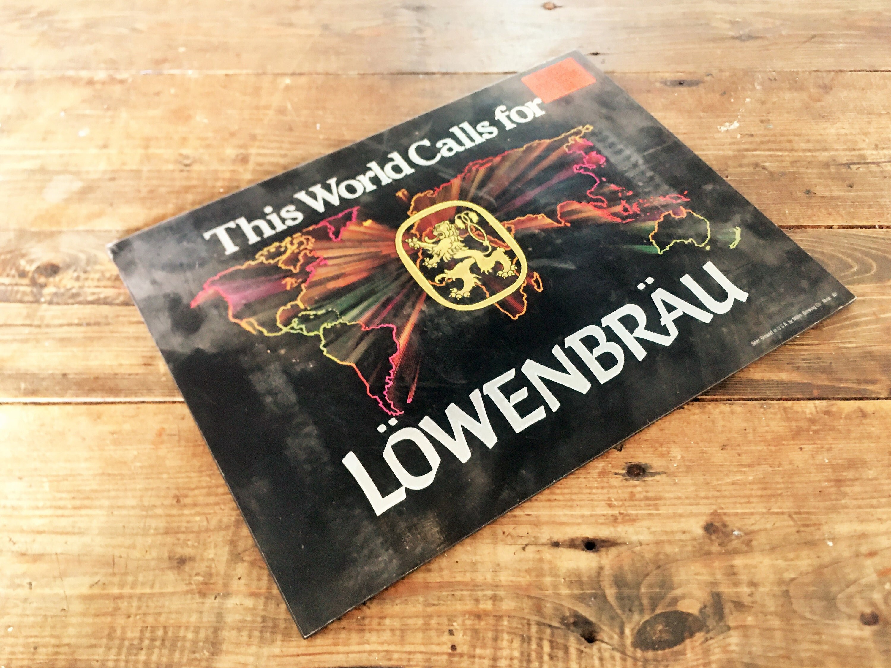 Lowenbrau Beer Sign - Etsy