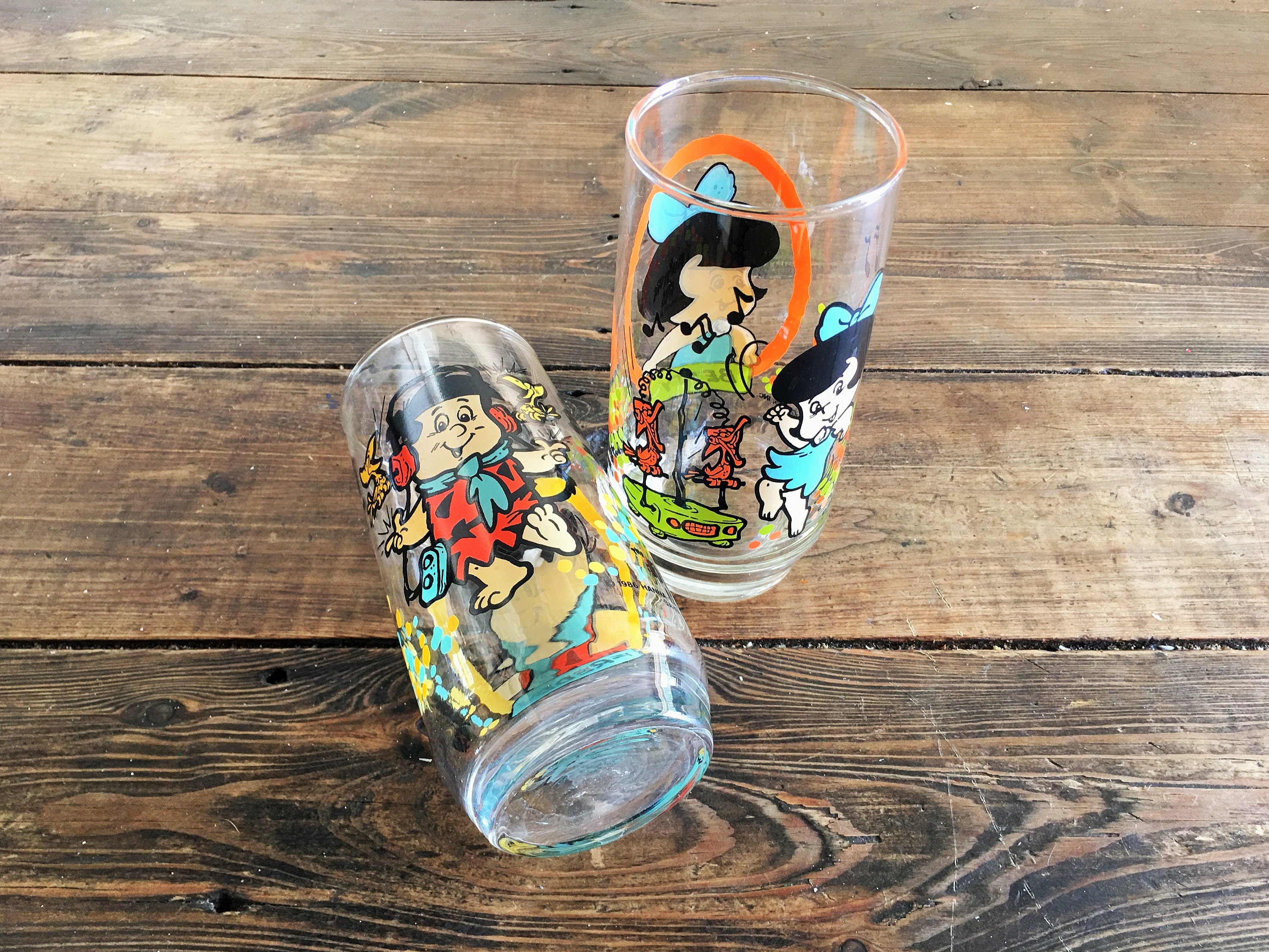 Flintstones Jelly Glass for sale Only 3 left at 75