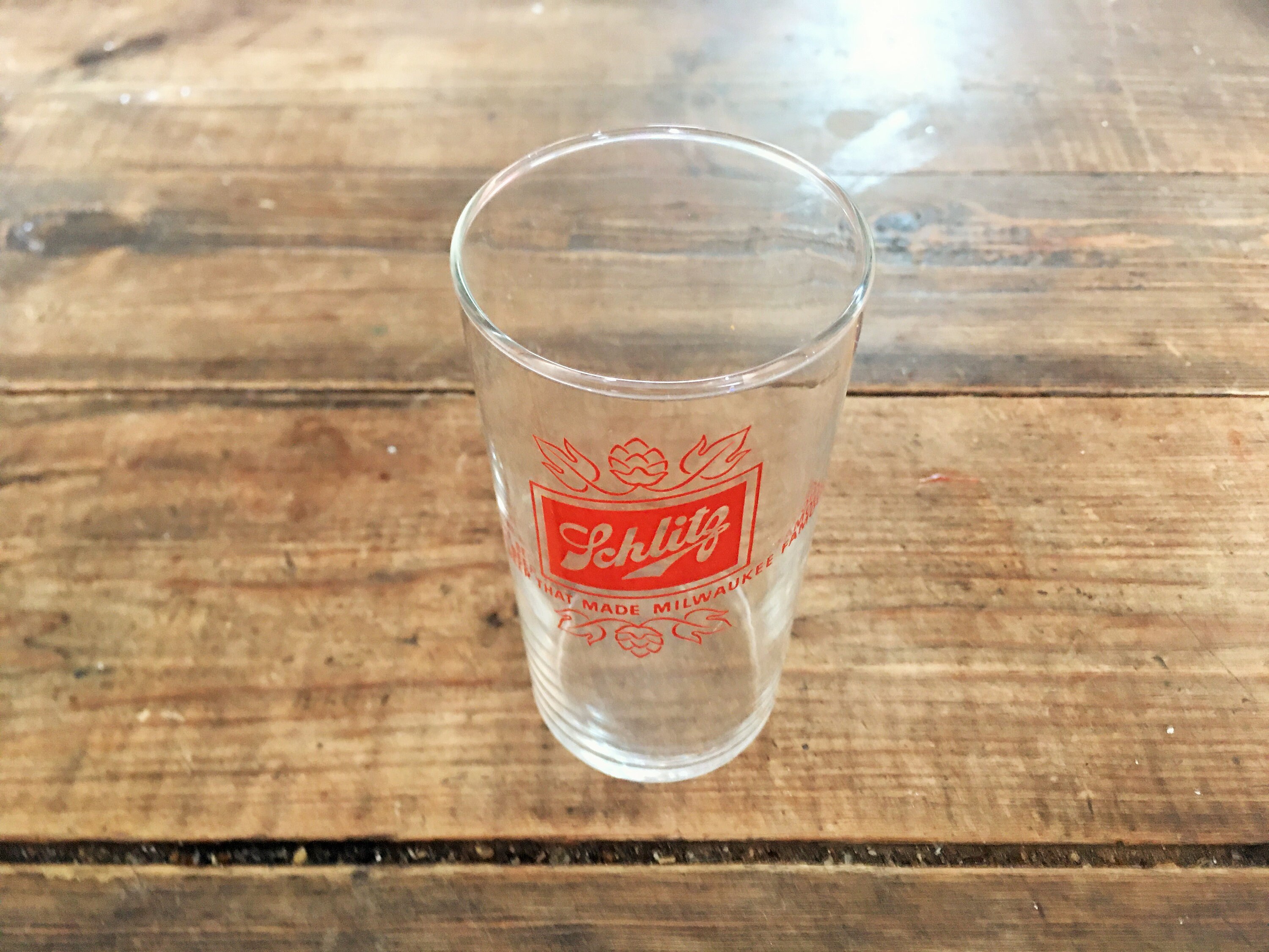 Set of 6 Vintage Schlitz Small Beer Glasses/schlitz Beer Etsy