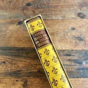 Vintage Collectors Book The Man in the Iron Mask by Alexandre Dumas 1964 Heritage Club Sandglass Edition