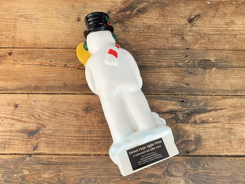 Buy Vintage Snowman Decanter Mt. Hope Estate & Winery Apple Wine