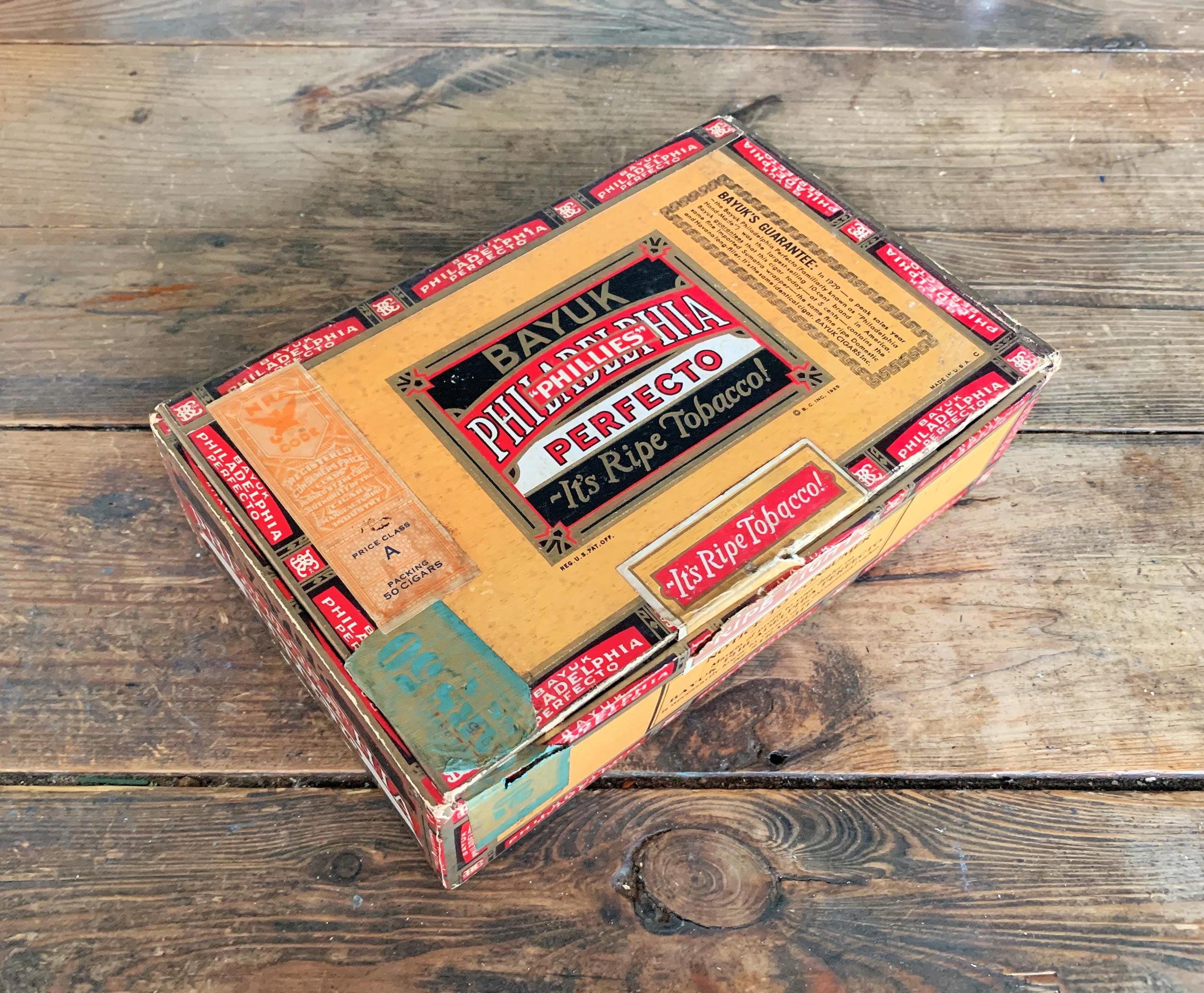 Phillies cigar box - Etsy 日本