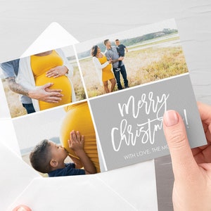 Druckbare Weihnachtskarte, Weihnachten Foto Postkarte, moderne Weihnachten Fotokarte, Urlaub Fotokarte, Weihnachtskarten mit Foto