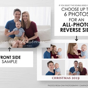 Christmas Cards with Photo, Christmas Photo Card, Photo Christmas Card, Christmas Card, Custom Holiday Card 2020, Printable Christmas Card image 2