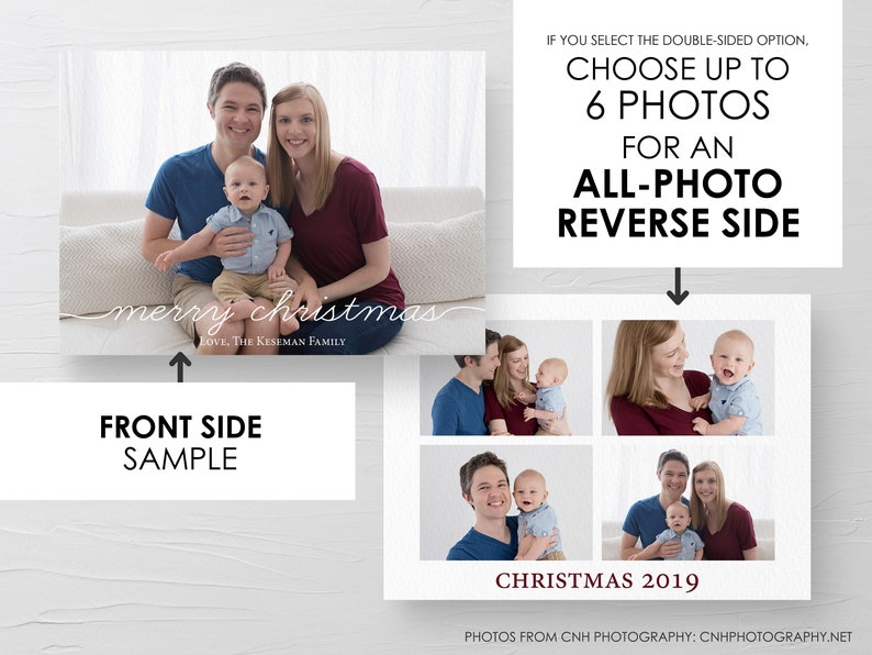 Christmas Cards with Photo, Christmas Photo Card, Photo Christmas Card, Christmas Card, Custom Holiday Card 2020, Printable Christmas Card image 2