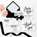 Black and White Printable Wedding Invitation, Simple Wedding Invitation ...