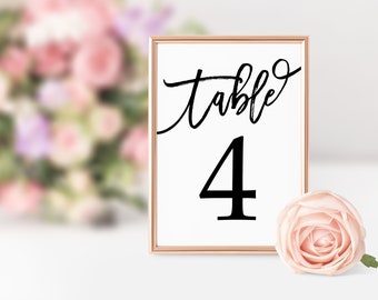 Table Numbers Printable, Table Numbers, Wedding Table Number, Wedding Table Numbers, Table Number, Banquet, Reception, Numbers 1-40