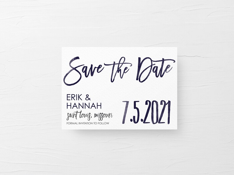 Rustic Wedding Invitation Kit, Navy Wedding Invitation Suite, Printable Wedding Invite Suite, Navy Wedding Invite, Navy Save the Date image 9