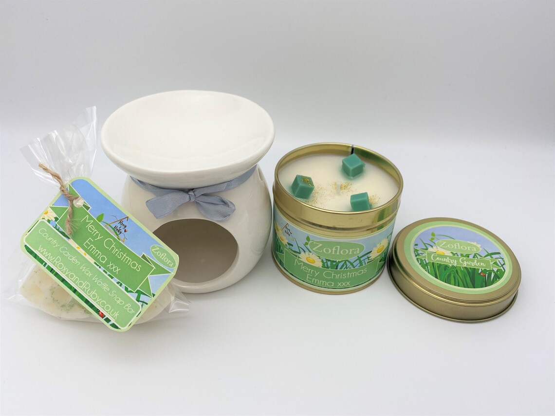 Zoflora Inspired Country Garden PERSONALISED Candle Package Etsy