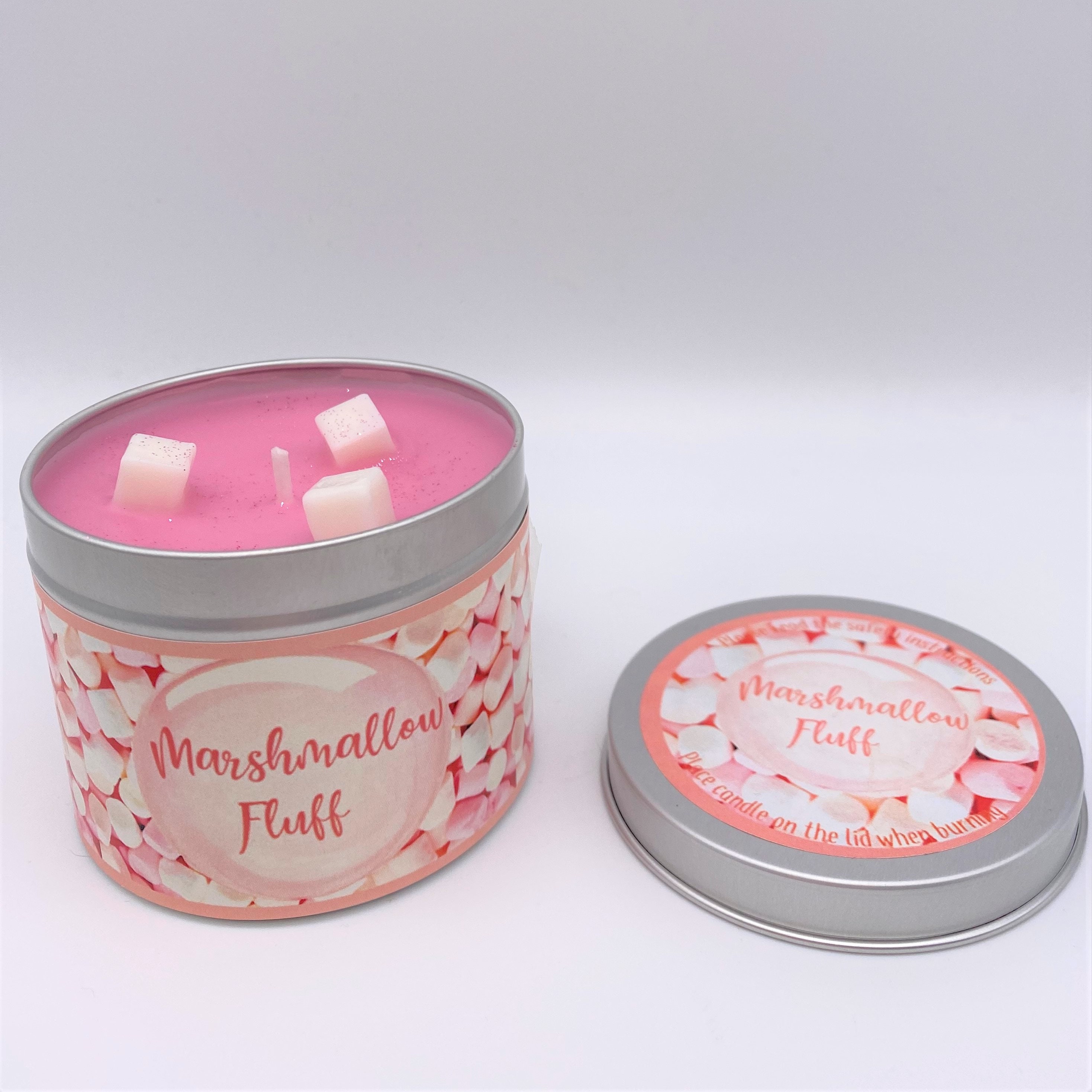 Highly scented 'Marshmallow Fluff' PERSONALISED candle Etsy