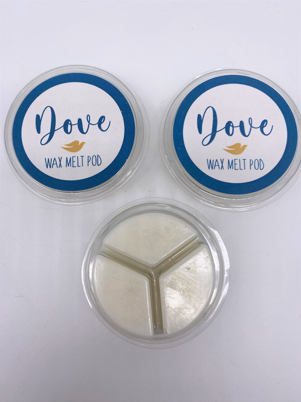 3x Highly scented Dove Wax Melt Pods for Wax Burner Etsy