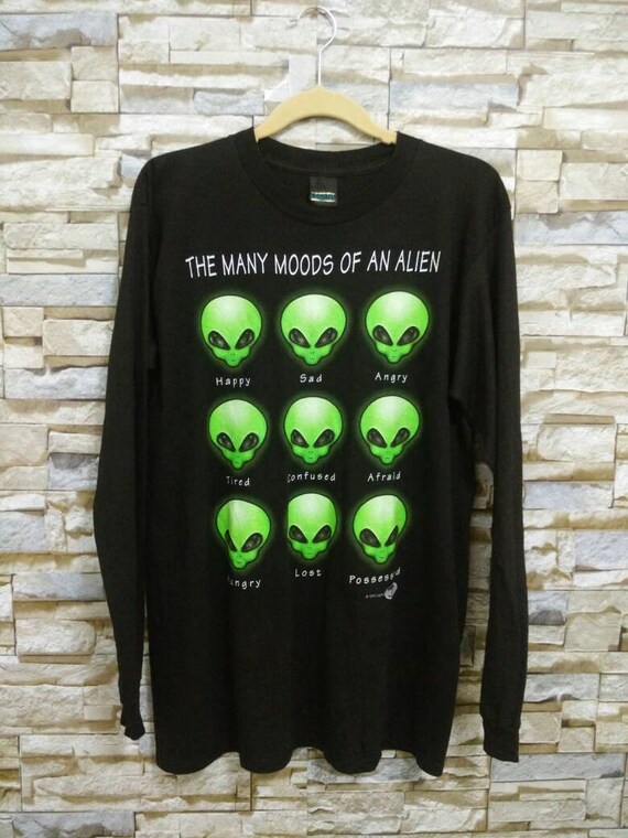 Vintage 90&rsquo;s Alien Workshop Shirt Logotel Rare Aliens