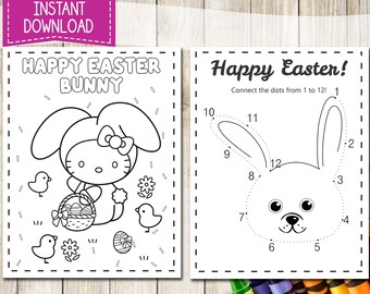 Happy Easter Coloring Pages, Easter Birthday, coloring book, Easter Celebration Coloring pages