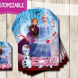 Frozen, Frozen Birthday Party, 24 Frozen Lollipop Labels, Frozen