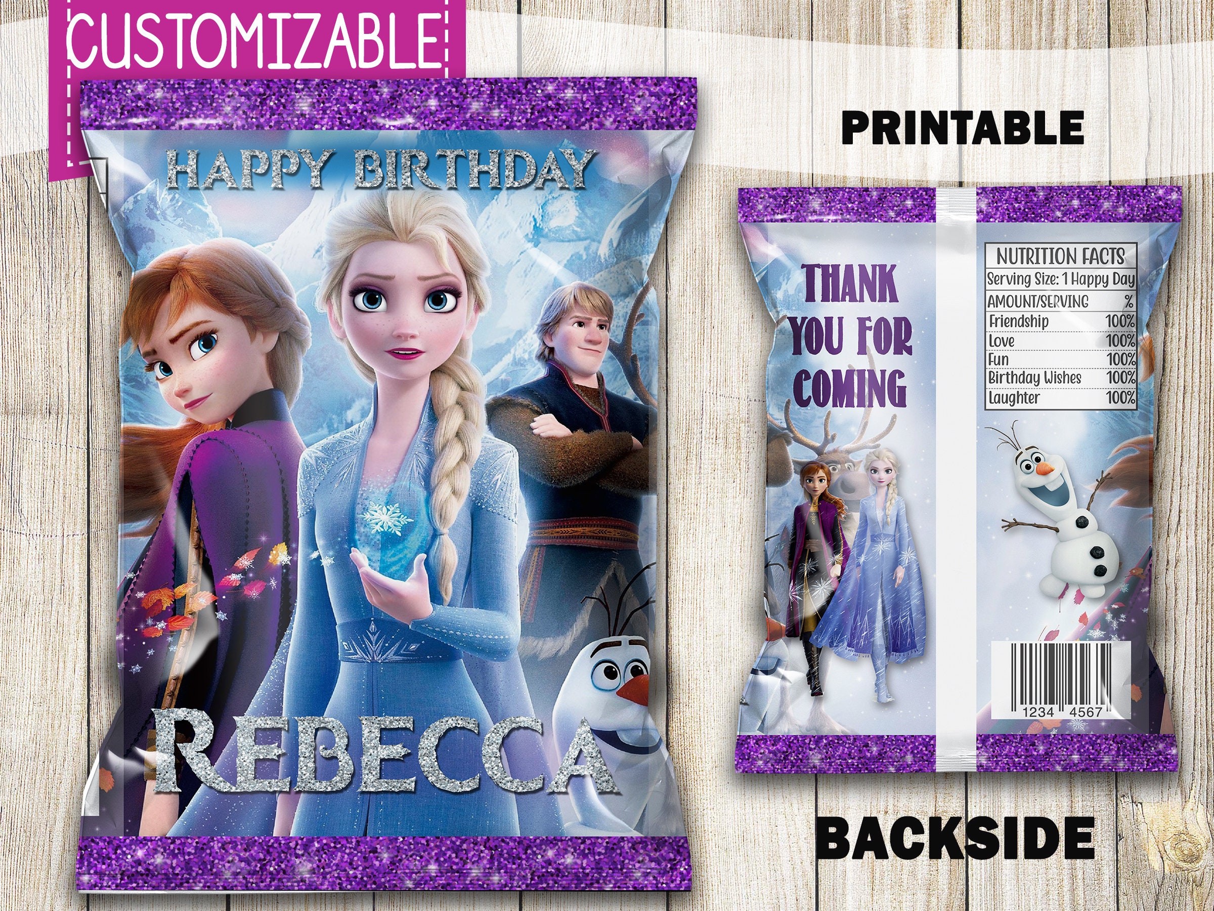 Frozen 2 party favor bags hotsell
