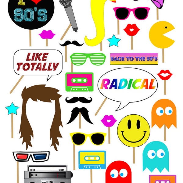 80's Photo Booth - Etsy