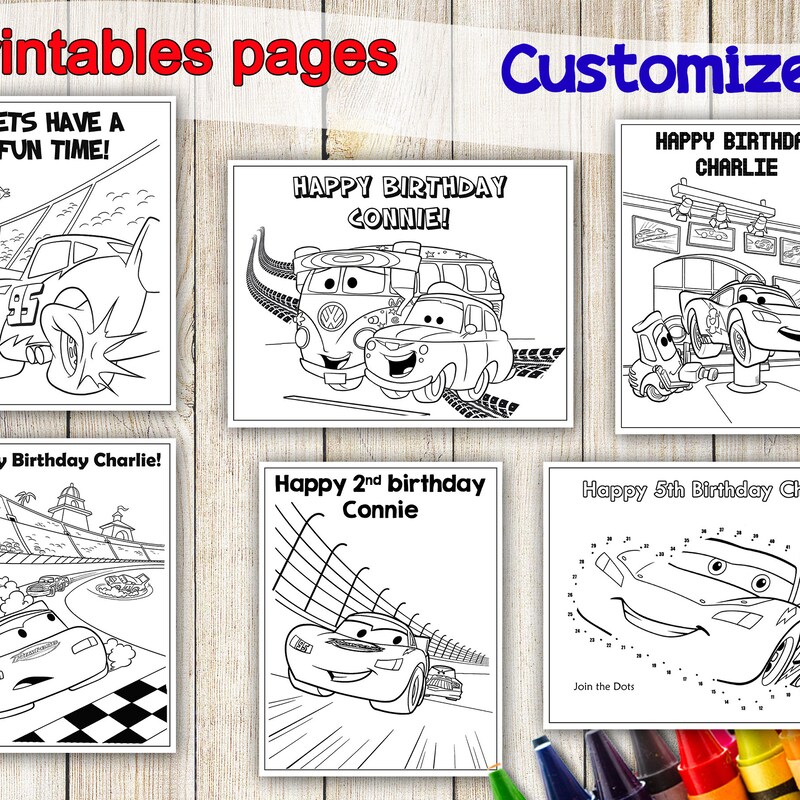 Lightning Mcqueen Paper Bags - Etsy