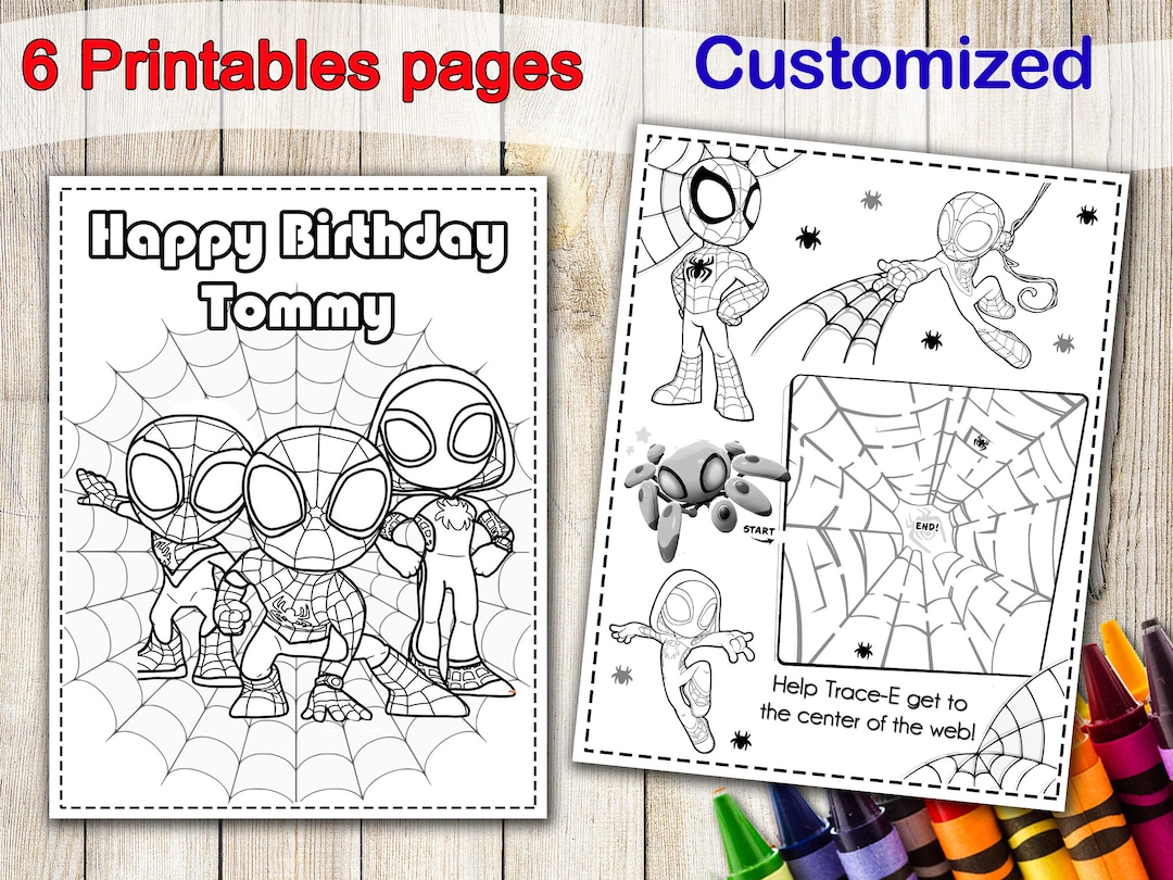 Spidey and His Amazig Friends Coloring Pages, Spidey and His Amazig ...