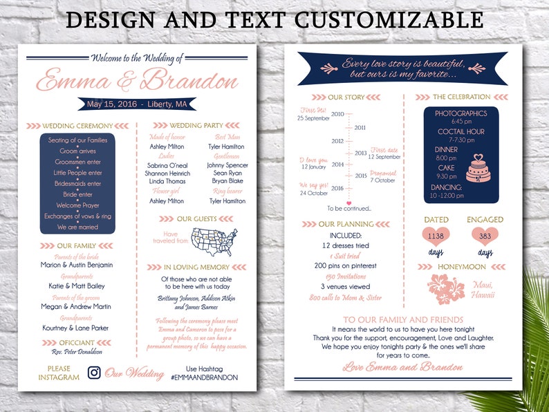 Wedding Infographic Template