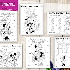 Minnie Mouse Coloring Pages, Kids at home Activities, Screen free Activities, Minnie Mouse Party Favor, Minnie Mouse Coloring book