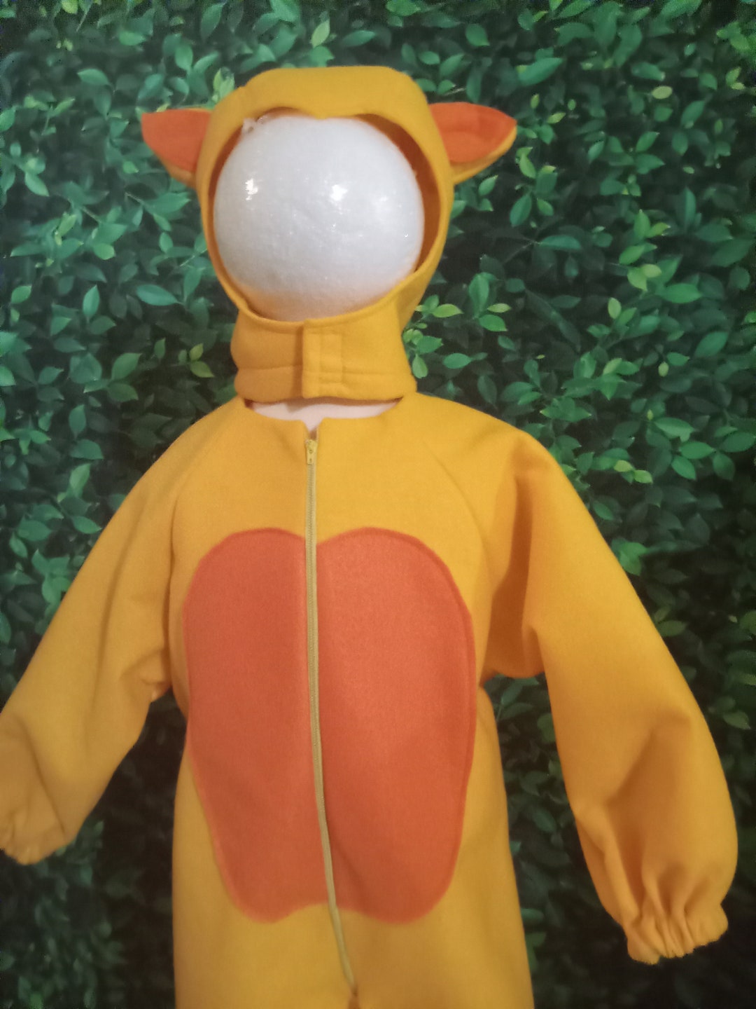 Yellow and Orange Kids Cat Costume Etsy