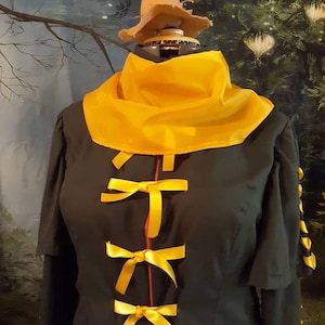 Follow the Yellow Brick Road Cosplay Shirt Oz Costume Yellow 