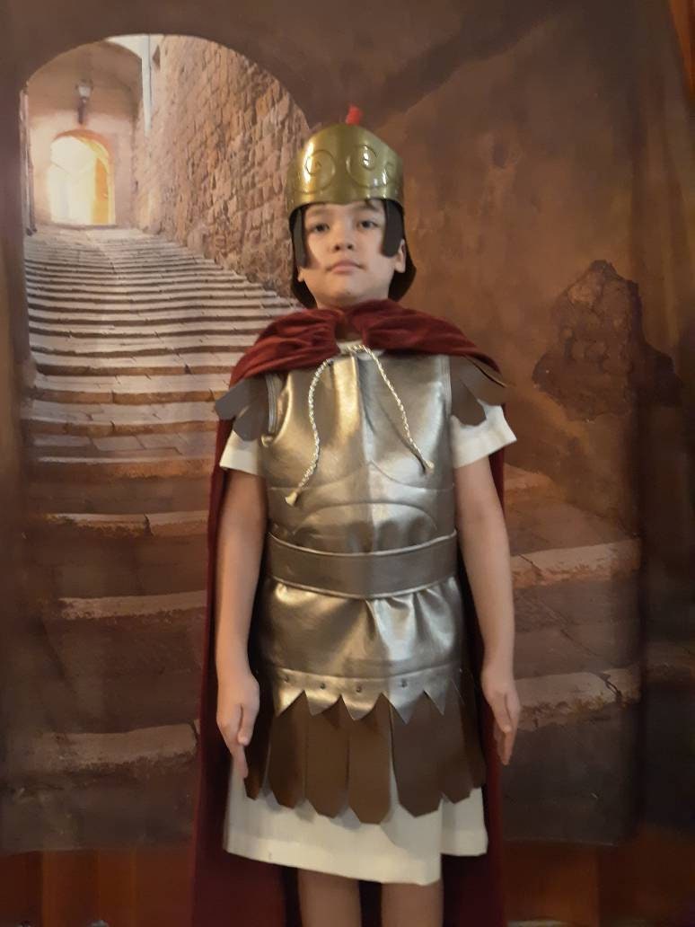 Child's Roman Soldier Costume Etsy