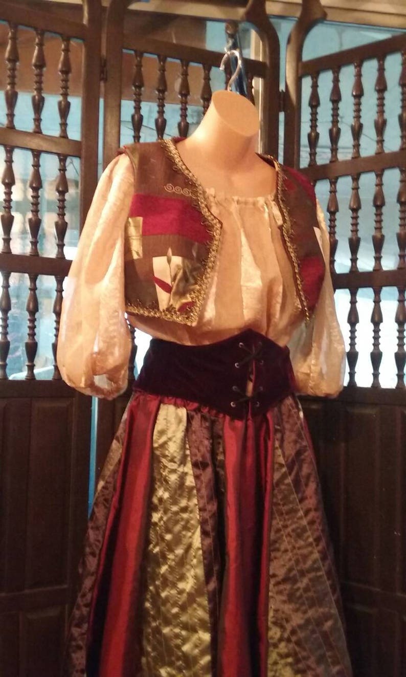 Jasmine would love this five piece dance outfit women/'s medium sized 30 inch waist