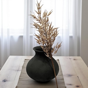 Artificial Oat Stem Spray. Realistic. Off White Brown in Color. Plastic. Vase. Pot. Farmhouse. Wreath Decor. 22" Tall. Multi Item Discount
