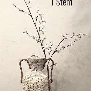 Artificial Weigela Stem. Branch. 63" Tall. Easily Bendable. Realistic Look. Drooping Stem. Drooping Branch. Tall Vases. Arrangement