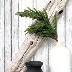 Artificial Authentic Real Touch Norfolk Pine Stem 36&quot;. Realistic Luxurious Stem. Christmas. Holiday. Decor. Multi Item Discount Low Shipping