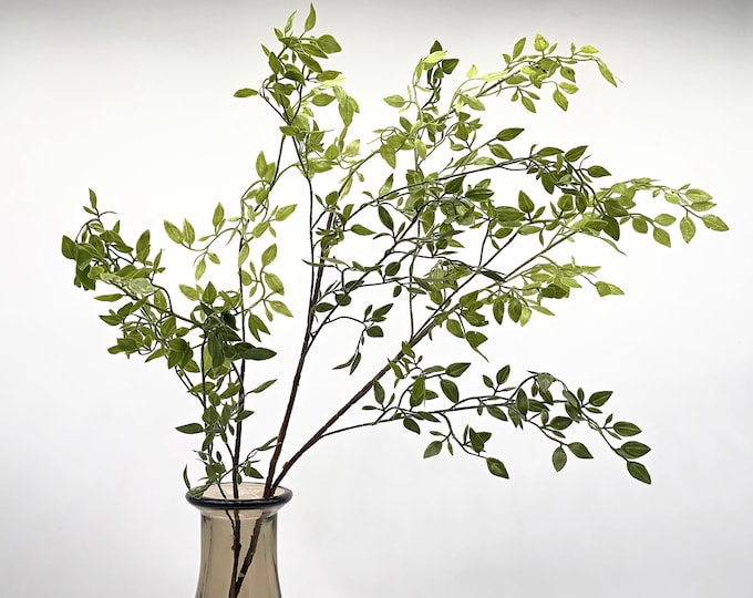 One Artificial Faux Ficus Branch Stem Nice and Full 41 Long Real Look ...