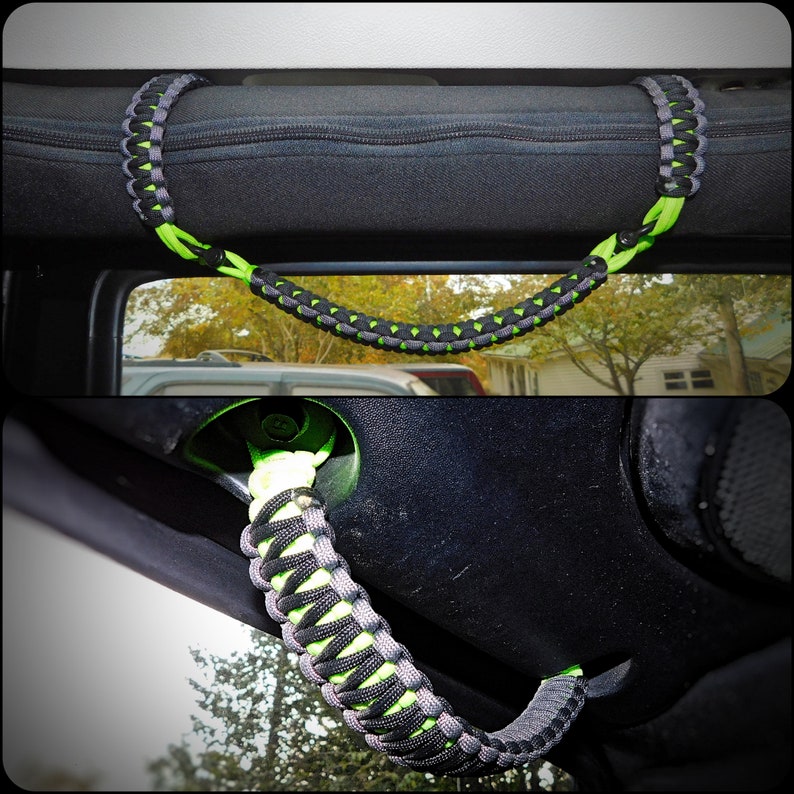 Jeep Paracord Grab Handles yj Tj Lj Jk Jku Hot Pink Teal Etsy