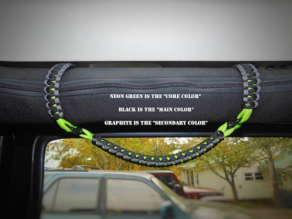 Black and Teal//Turquoise Jeep Wrangler Zipper Pulls YJ TJ JK JKU
