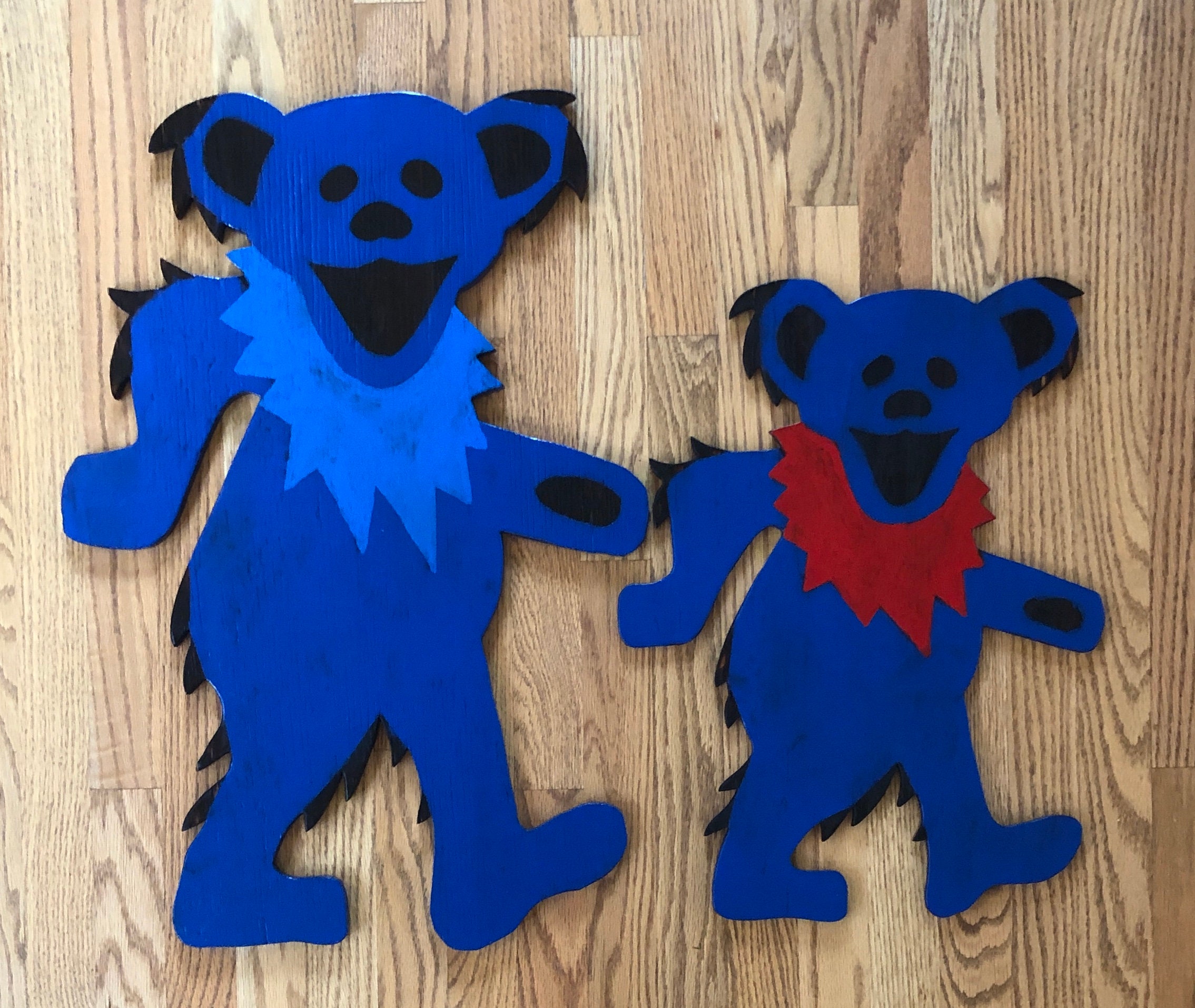 Grateful Dead Dancing Bear Wood Art I Grateful Dead | Dead