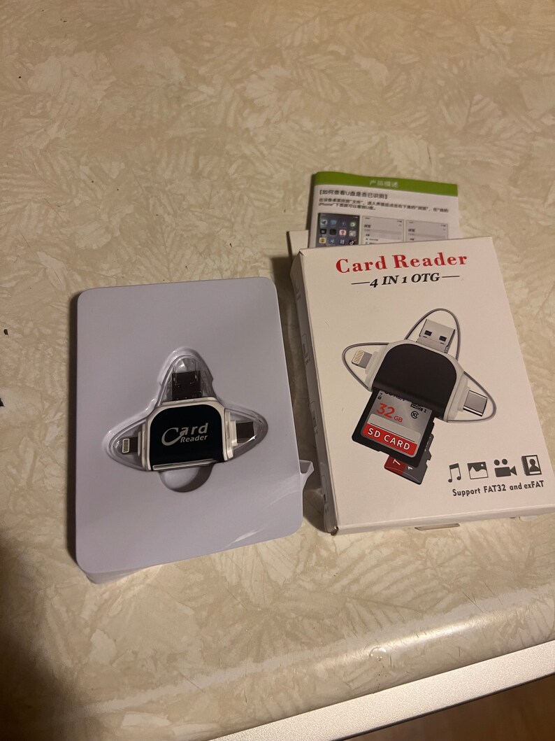 Card Reader 4 in 1 - Etsy