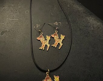 Bambi Kids Neckless and Earing set