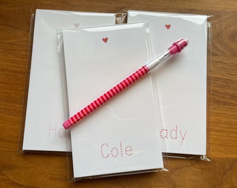 Class Valentines Personalized Notepads