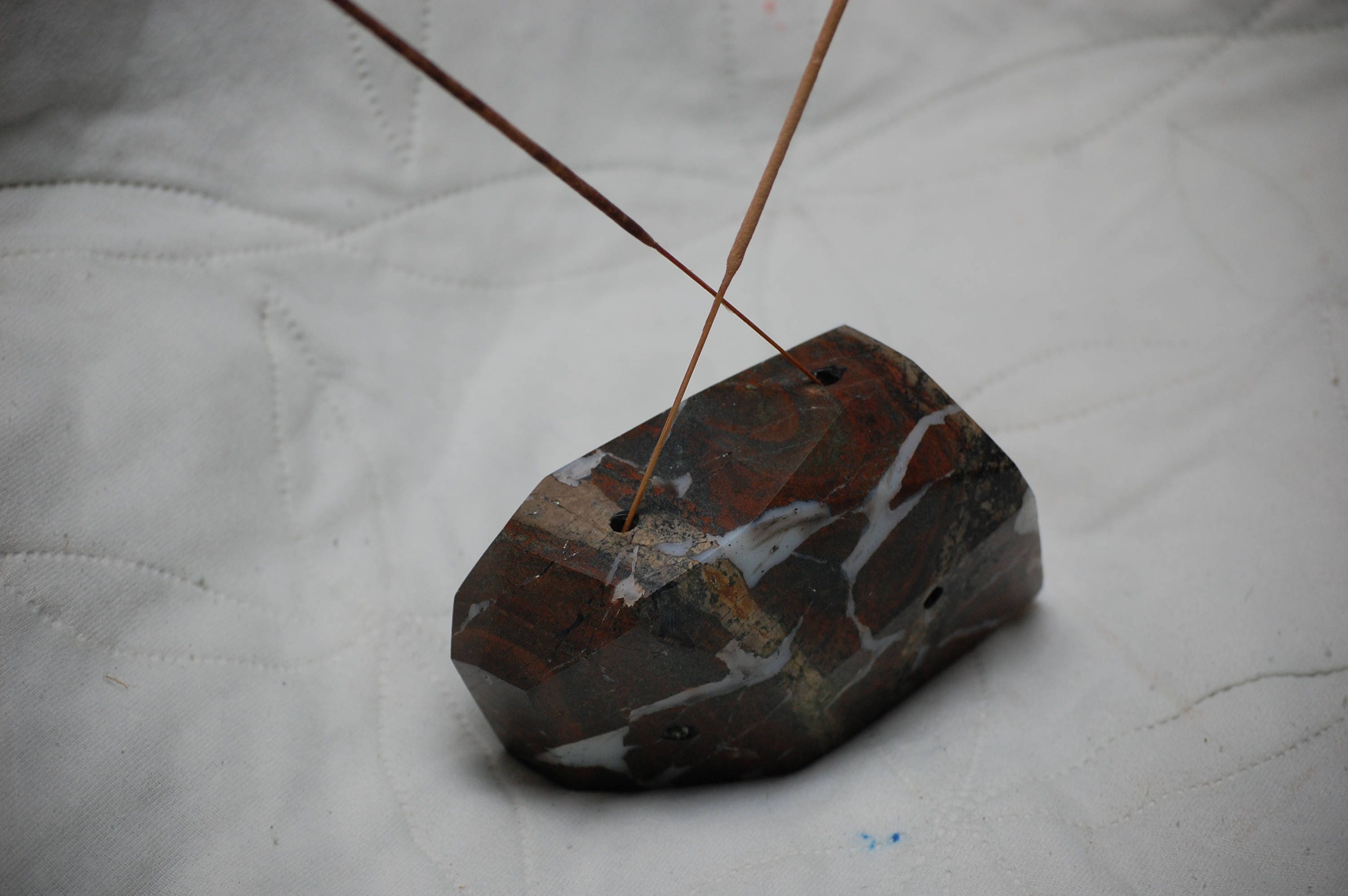 Polished Stone Incense Burner Etsy