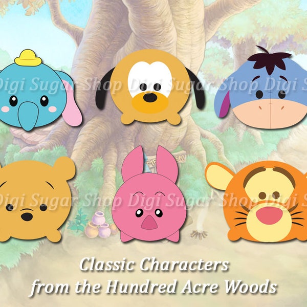 Tsum Tsum Clipart - Etsy