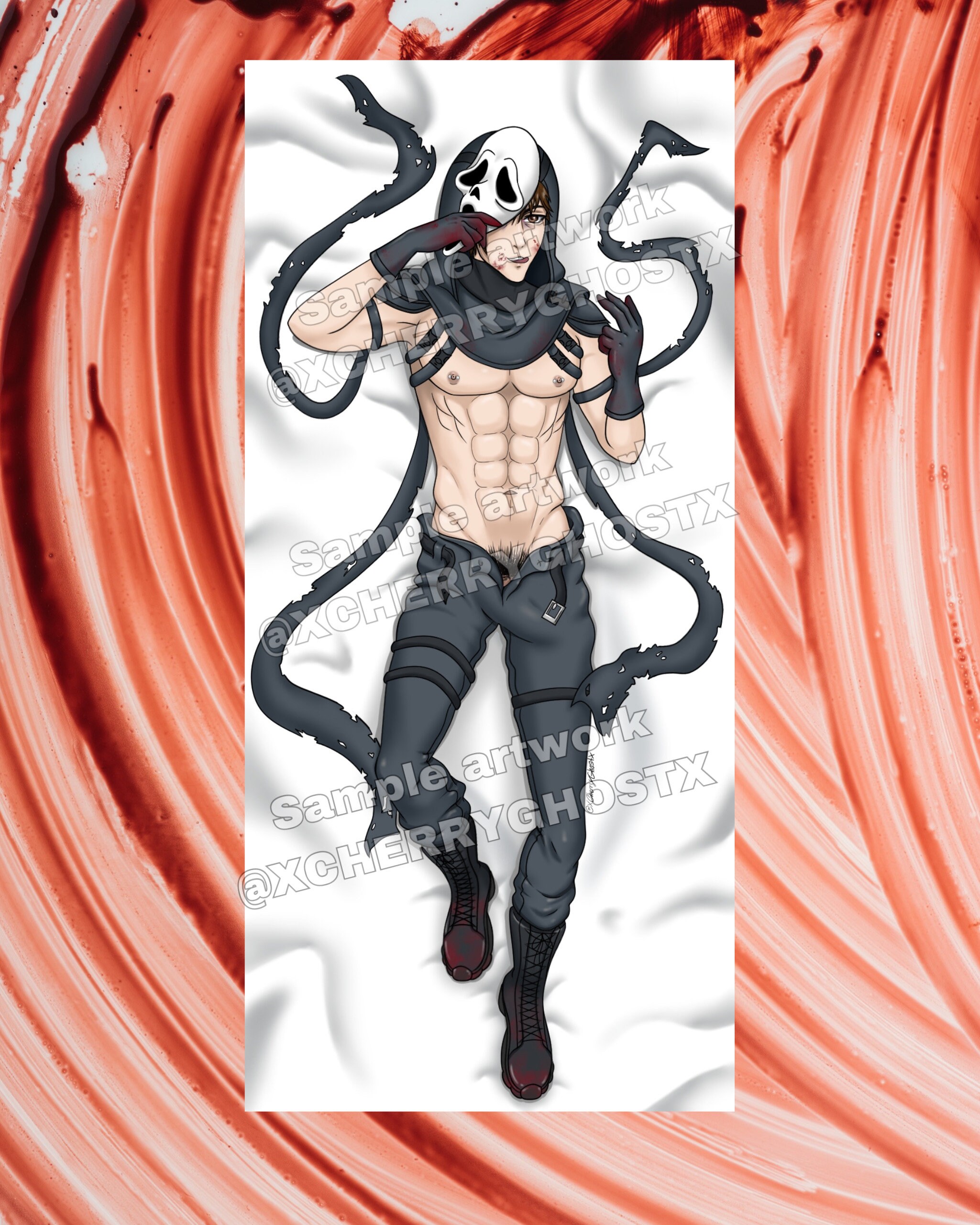 The Ghostface dead by Daylight Body Pillow Cover Etsy