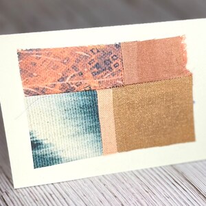 Cartes de voeux faites main de 3,5 pouces x 4 7/8 pouces (blanches, vierges à l'intérieur) avec enveloppes, dix petites cartes, cartes vierges, toutes les occasions