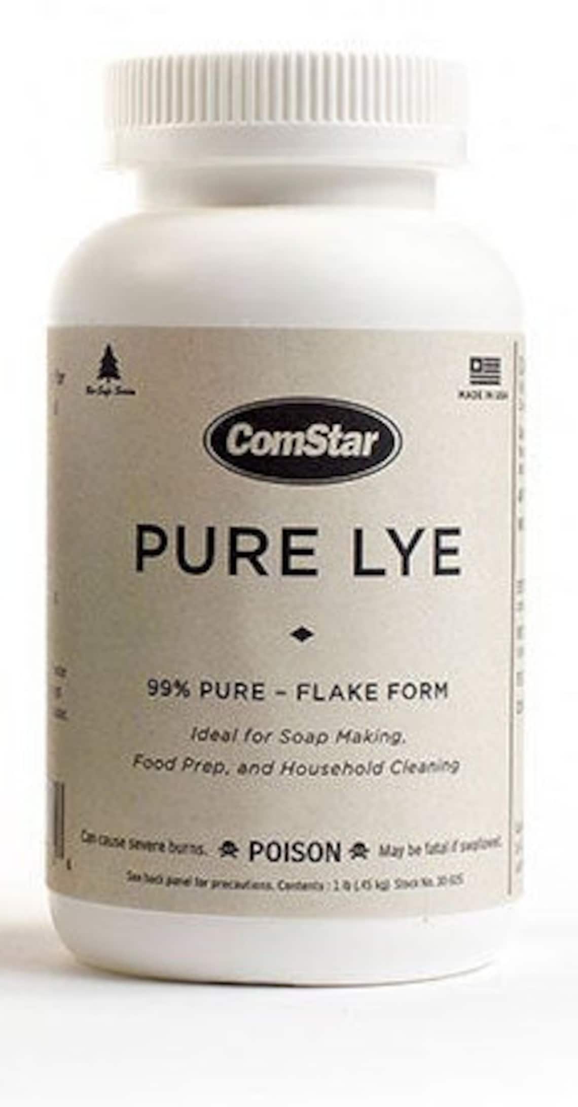 Sodium Hydroxide Pure Lye Flakes Caustic Soda Lye Etsy