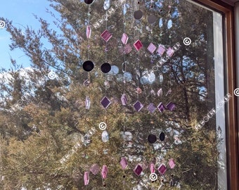 New Design*Enchanted Lucid Dreams Inspired Suncatcher Green Witch Crescent Moon Decor Suncatchers for Windows Witchy Decor Window Decor
