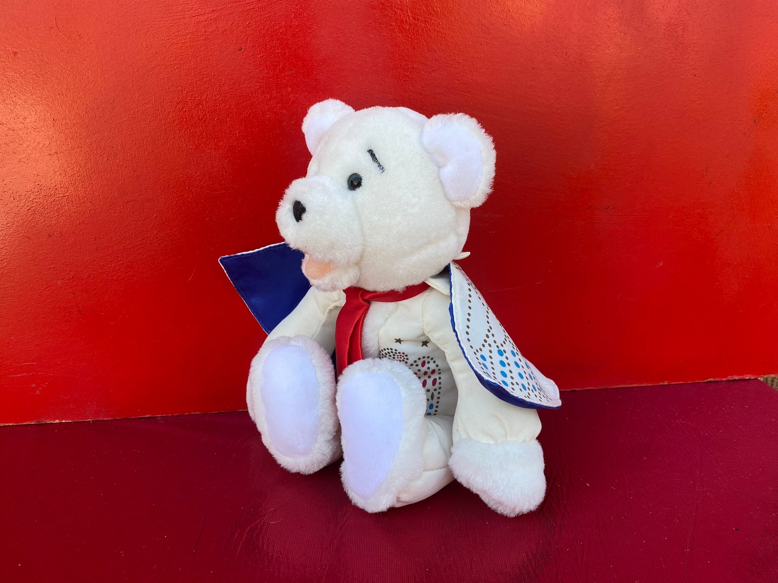 Elvis Presley Bear Plush Toyaloha Concertbear Stuffed Toy Etsy